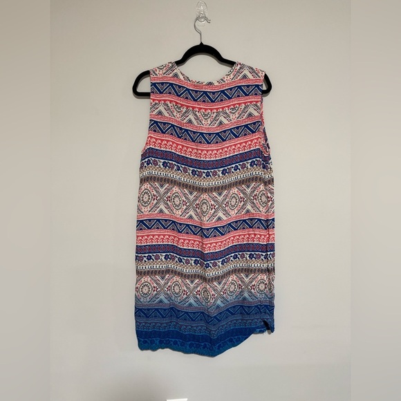 Beachlunchlounge Bundle of 3 Patterned Sleeveless Rayon Dresses Size Large - Picture 3 of 14